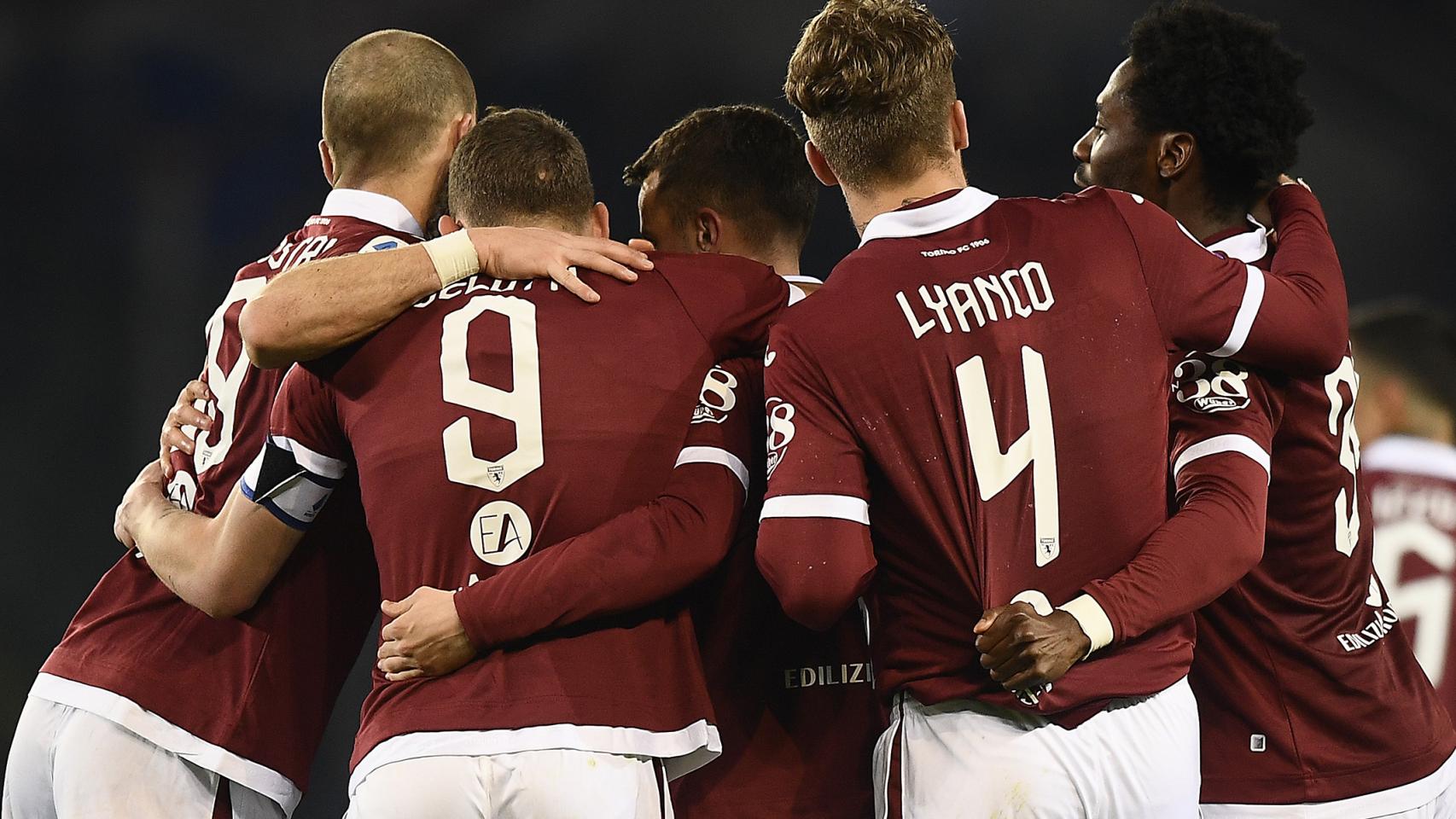 El Torino celebra un gol en la Serie A