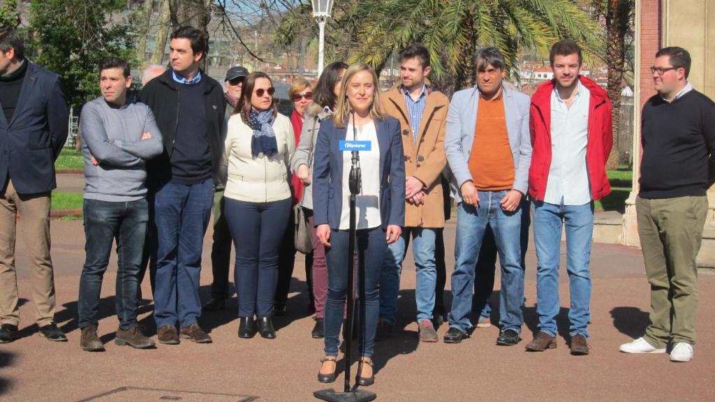 La secretaria general del PP vasco, Amaya Fernández.