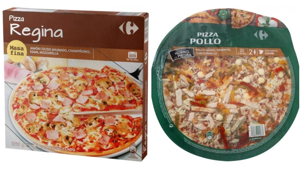 Las pizzas de Carrefour.