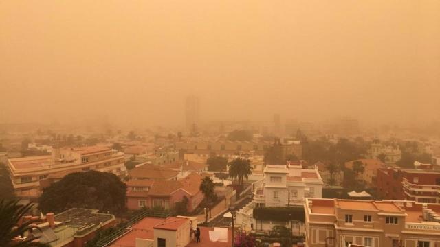 Calima en la isla de Gran Canaria.