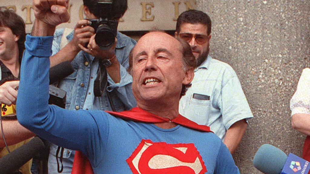 José María Ruiz Mateos como 'Superman'