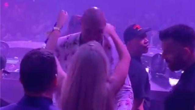 Tyson Fury durante su fiesta en Las Vegas