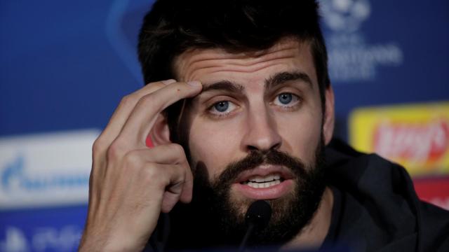 Gerard Piqué, en rueda de prensa