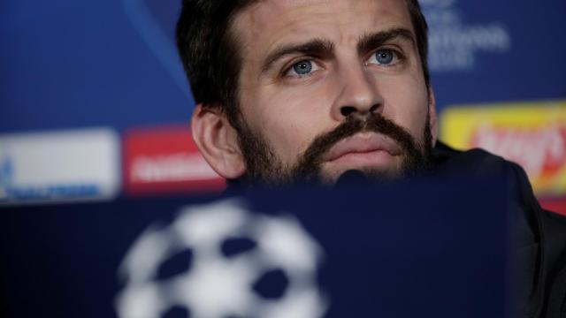 Gerard Piqué, en rueda de prensa