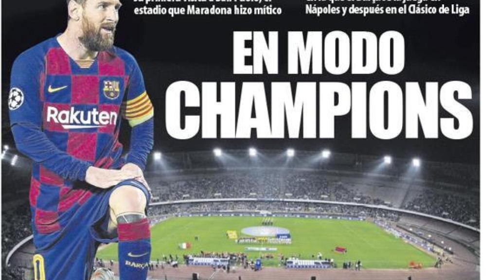 La portada del diario Mundo Deportivo (24/02/2020)