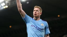 Kevin De Bruyne, durante un partido de esta temporada con el Manchester City