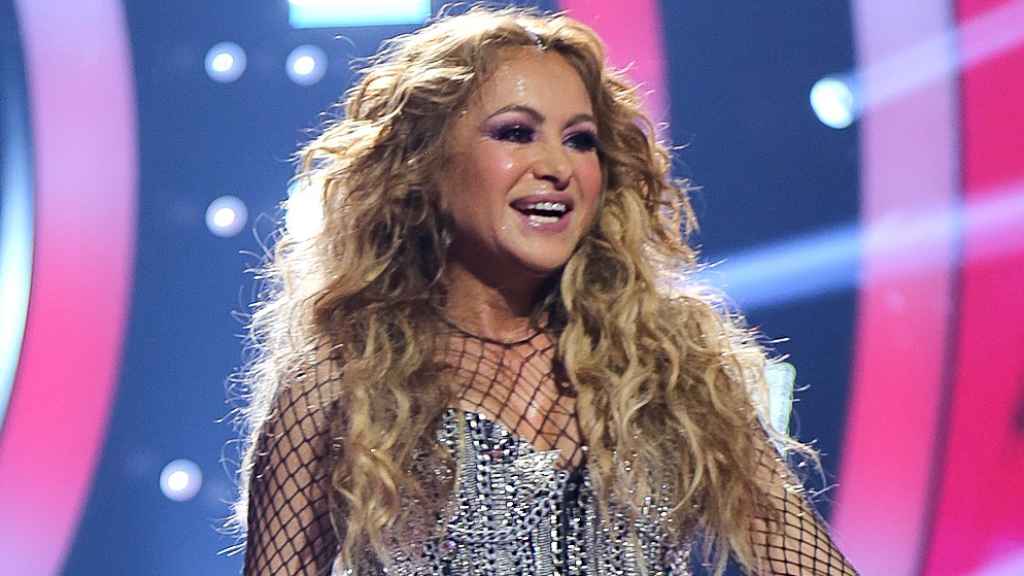 Paulina Rubio en su actuación en 'MQB All Stars!'