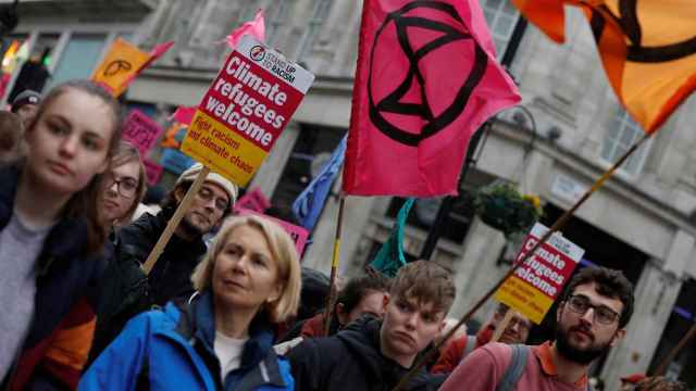 Manifestantes de Extinction Rebellion y Parents 4 Future en una protesta este febrero en Londres contra el cambio climático.