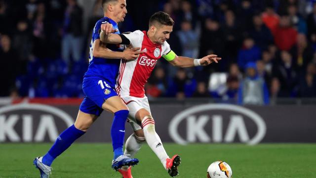 Dusan Tadic, durante el partido de ida ante el Getafe