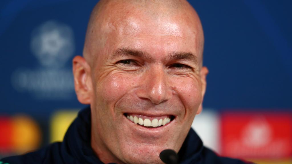 Zinedine Zidane, en rueda de prensa