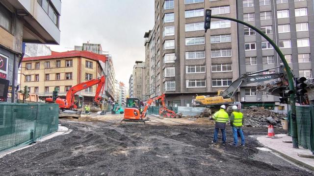VÍDEO: Así fue la demolición del viaducto de la Ronda de Nelle en A Coruña