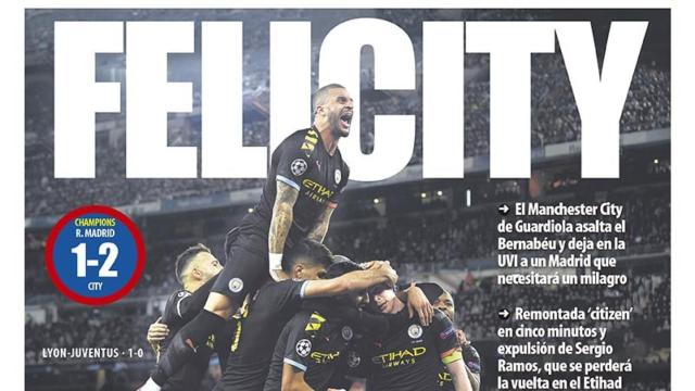 La portada del diario Mundo Deportivo (27/02/2020)