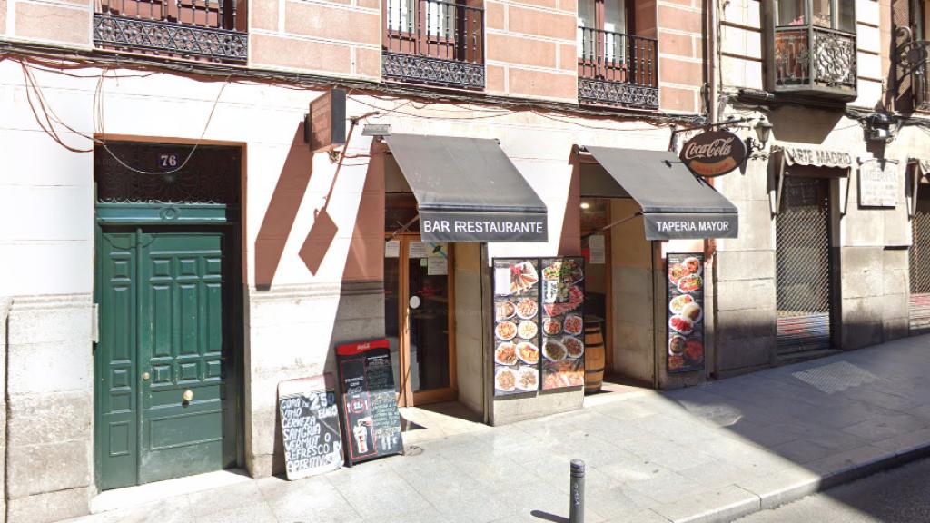 Exterior de la Tapería Mayor.