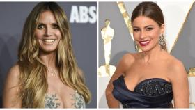 La modelo Heidi Klum y la actriz Sofía Vergara.