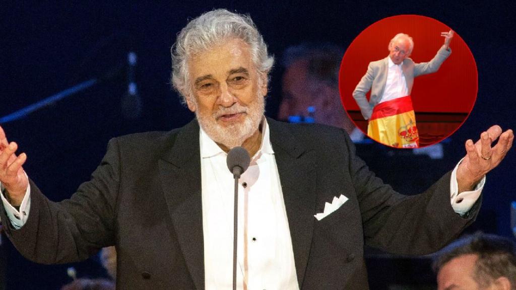 Plácido Domingo, durante una actuación en Hungría.