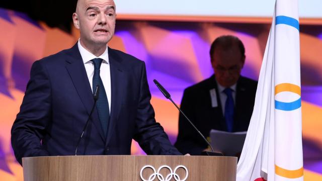 Gianni Infantino, en un acto