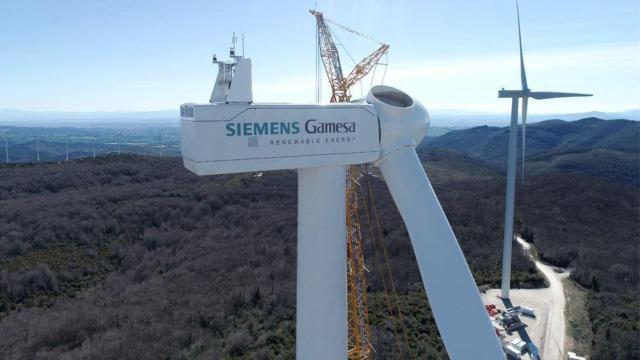 Una turbina de Siemens Gamesa.