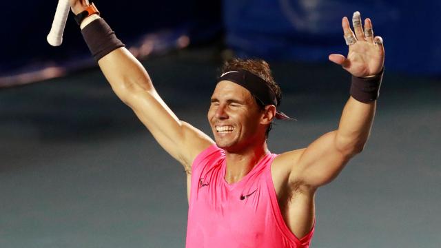 Rafa Nadal, tras ganar en Acapulco