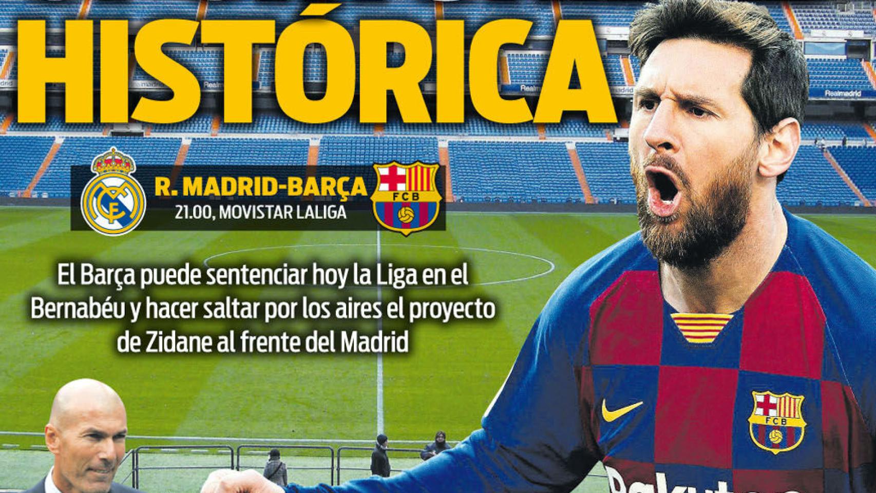 La portada del diario Sport (01/03/2020)