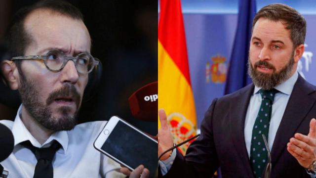 Pablo Echenique y Santiago Abascal.