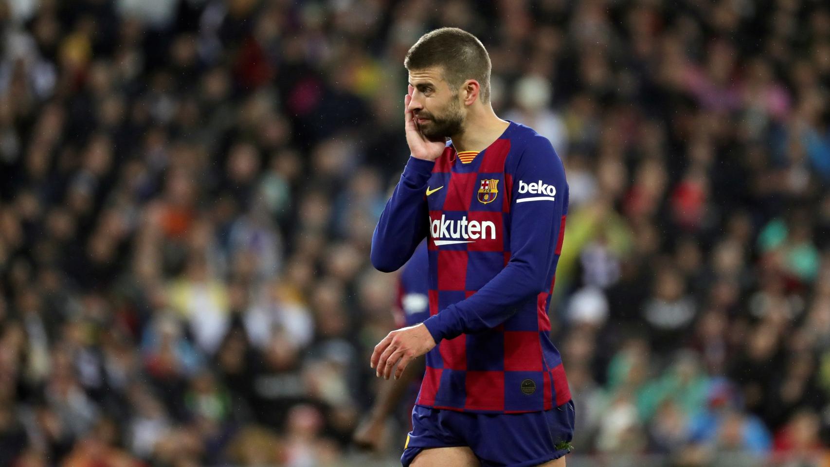 Gerard Piqué durante El Clásico