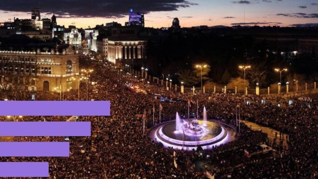 La manifestación del 8-M del año pasado.