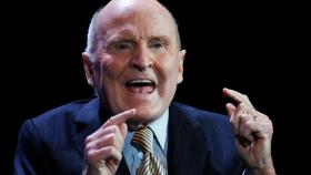 Jack Welch, exCEO de General Electric, en una imagen de archivo.