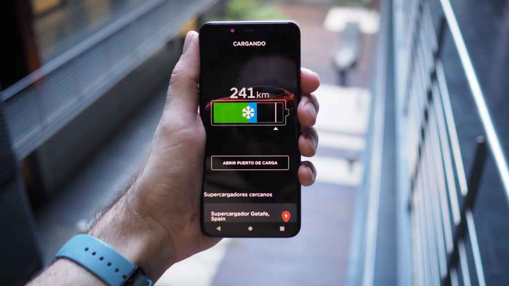 Control de la carga del Model 3 desde la App de Tesla
