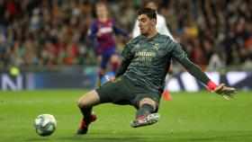 Thibaut Courtois, durante El Clásico