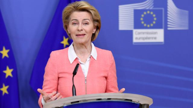 Ursula von der Leyen, presidenta de la Comisión Europea.