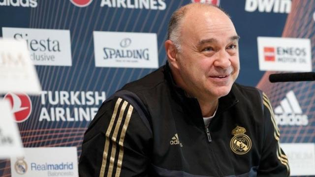 Pablo Laso, en rueda de prensa