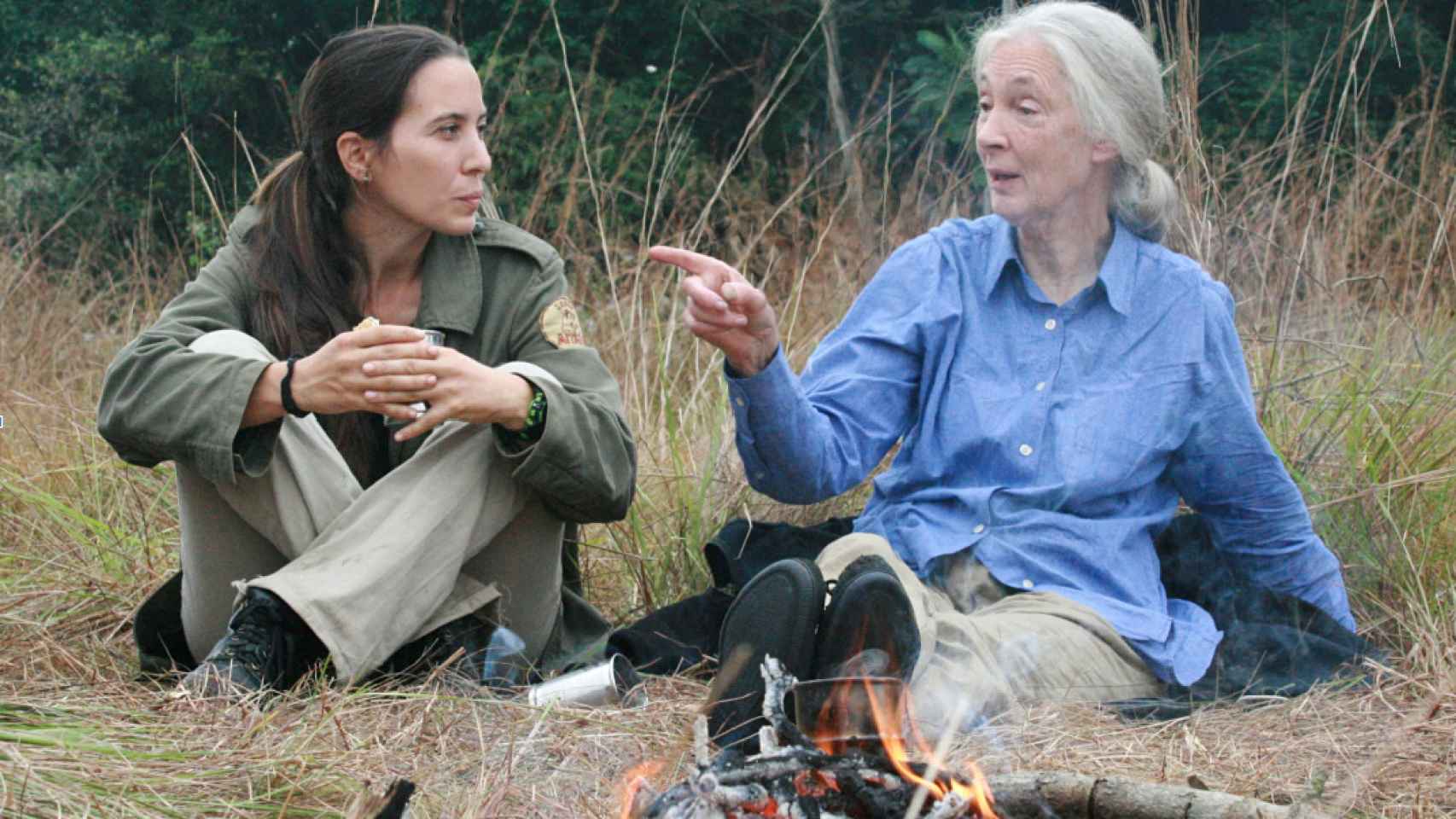 rebeca Atencia y Jane Goodall.