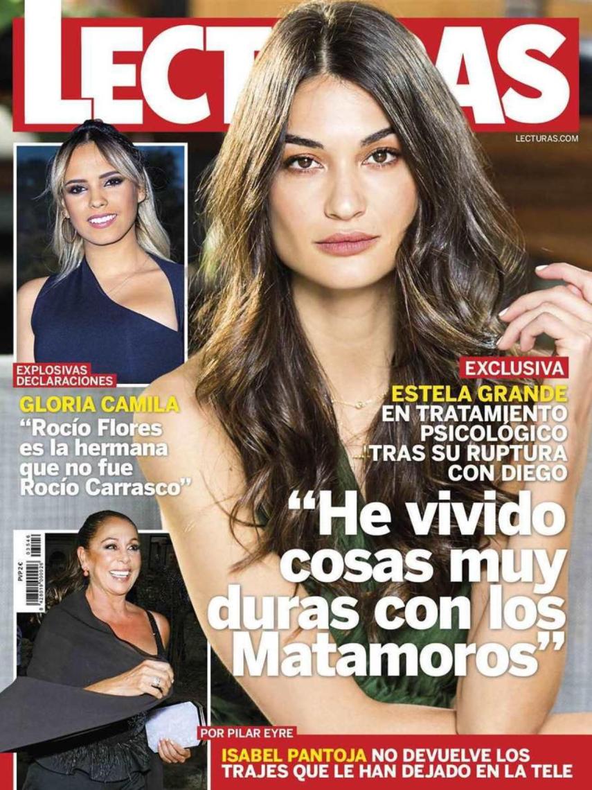 Portada de 'Lecturas' con la exclusiva de Estela.