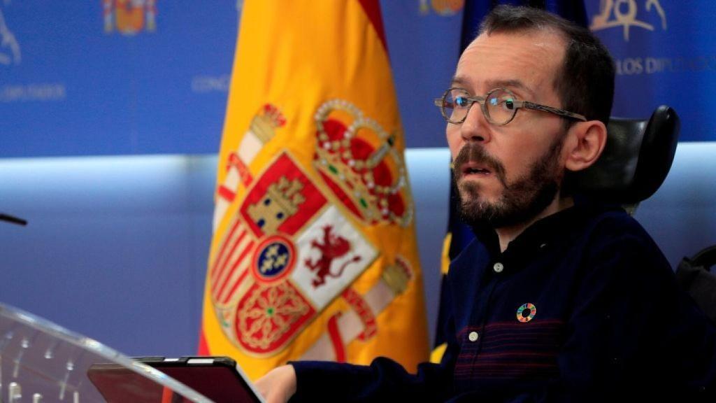 Pablo Echenique en el Congreso de los Diputados.