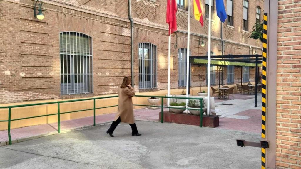 Una de las mujeres que acceden a la residencia de ancianos.