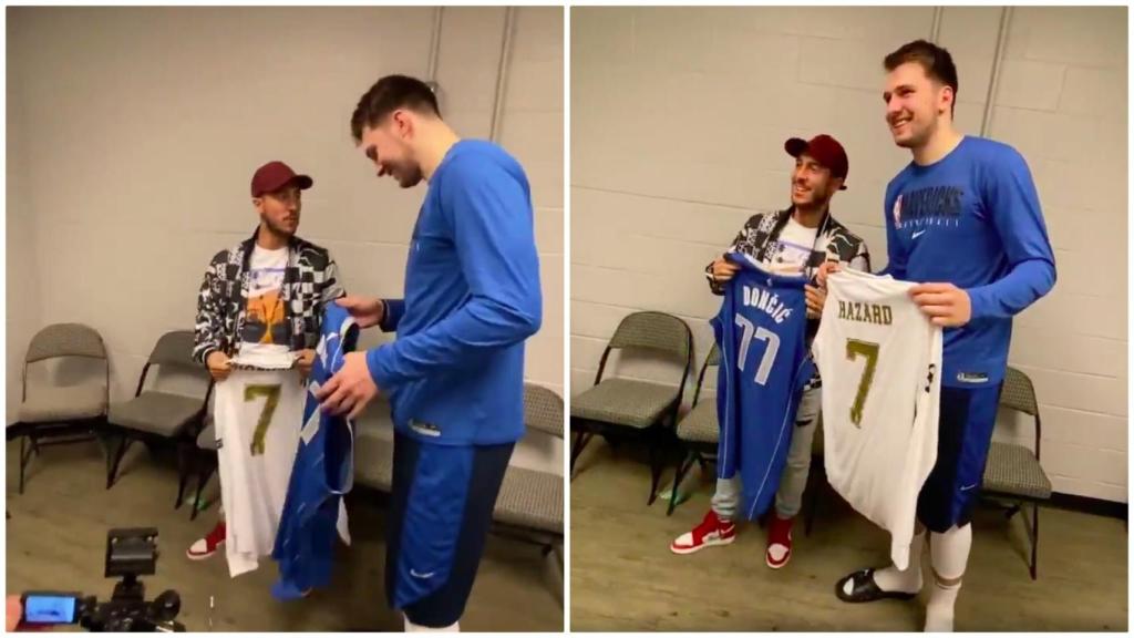 Hazard y Doncic, en Dallas