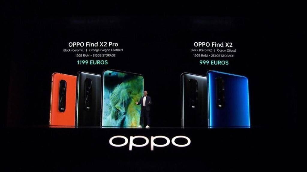 Precios de los OPPO Find X2.