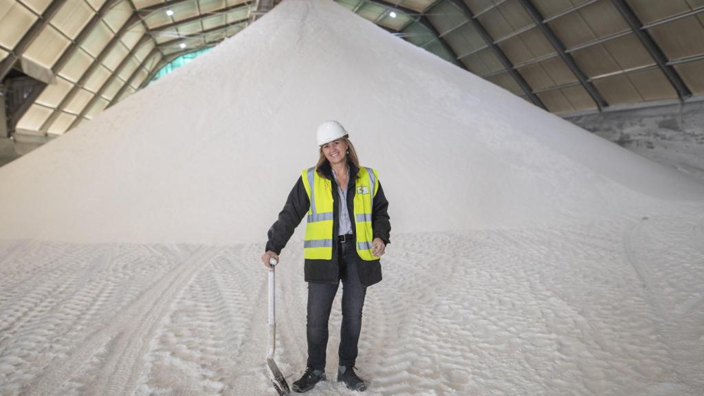 En la mina de Crimidesa se extrae sulfato de sodio, uno de los ingredientes básicos para hacer detergente en polvo.