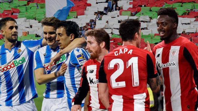 La final de la Copa del Rey entre Real Sociedad y Athletic