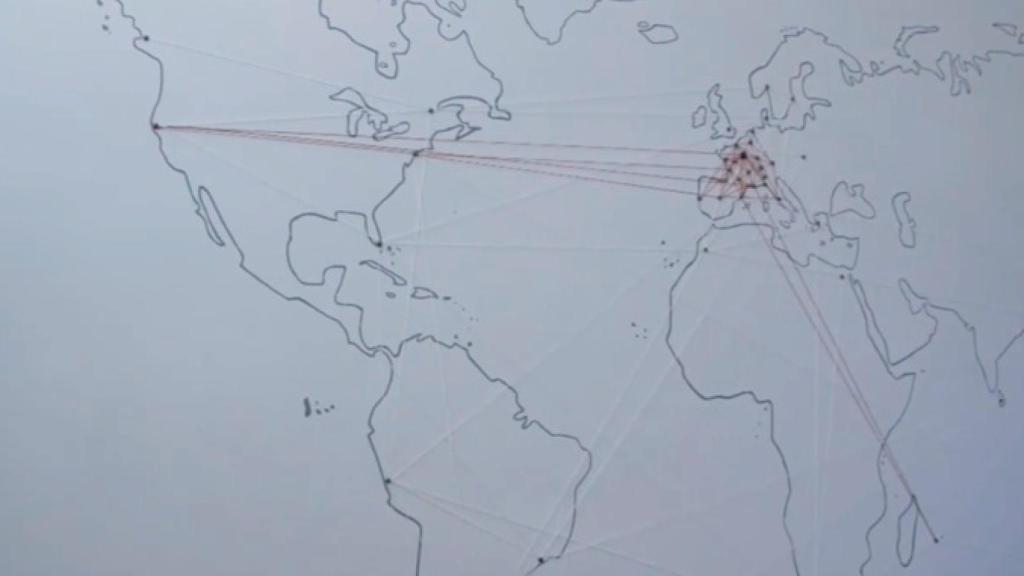 Mapa de líneas de seguimiento que emplean en Coutot-Roehrig.