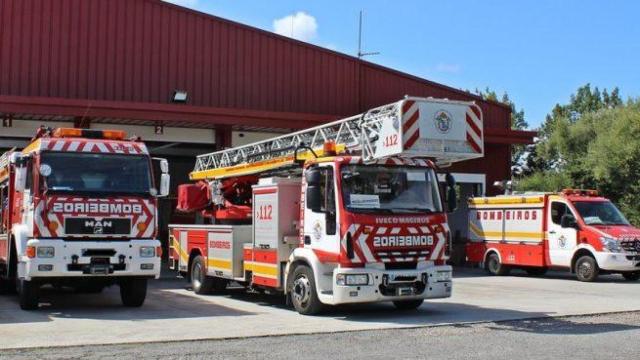 Los bomberos de A Coruña