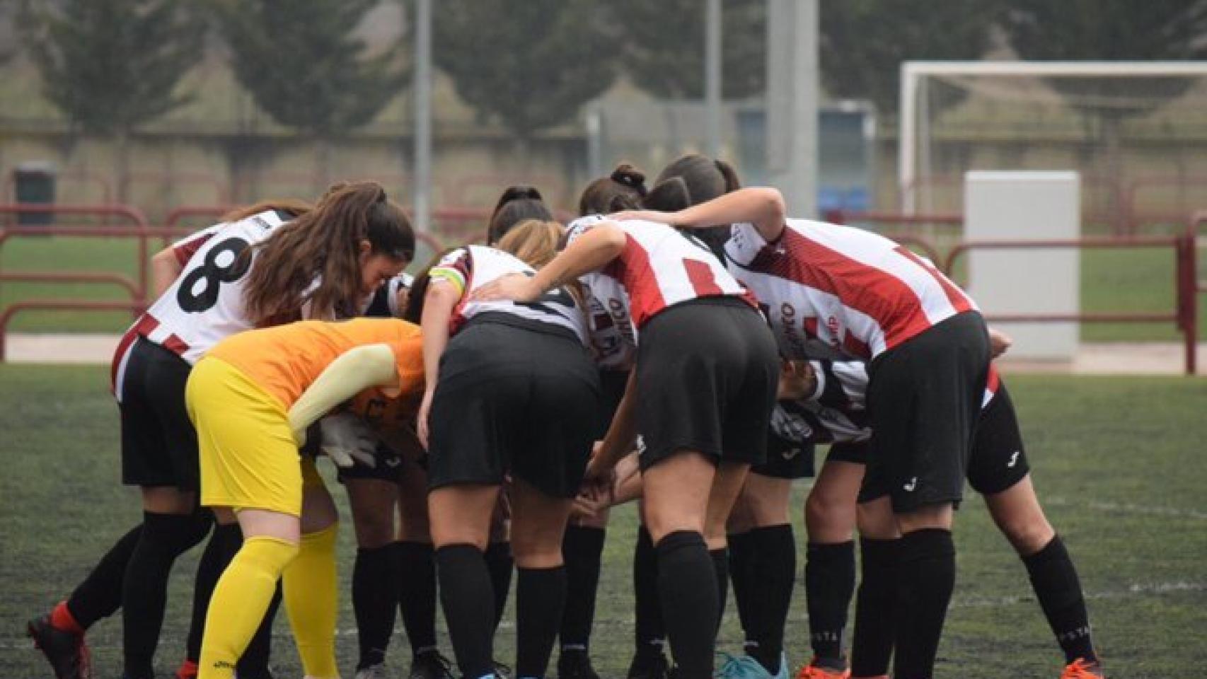 Las jugadoras de la Sociedad Deportiva Logroñés