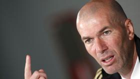 Zinedine Zidane, en rueda de prensa