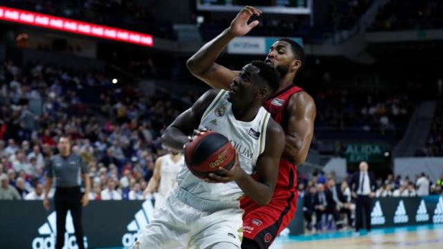 Garuba, durante el partido de Liga Endesa entre Real Madrid y Casademont Zaragoza