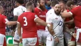 Joe Marler y Alun Wyn Jones