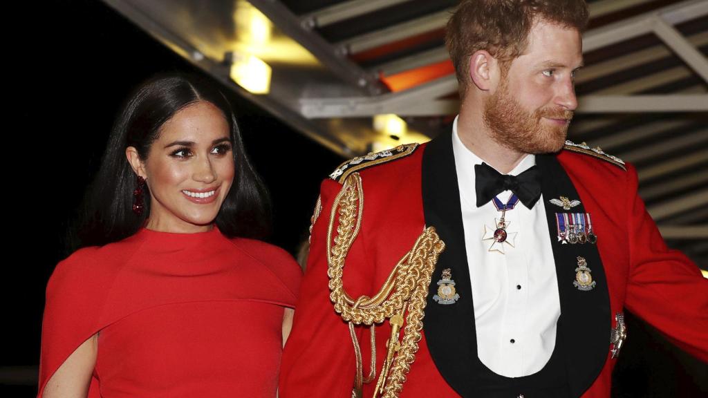 Meghan Markle y Harry de Inglaterra en Londres.