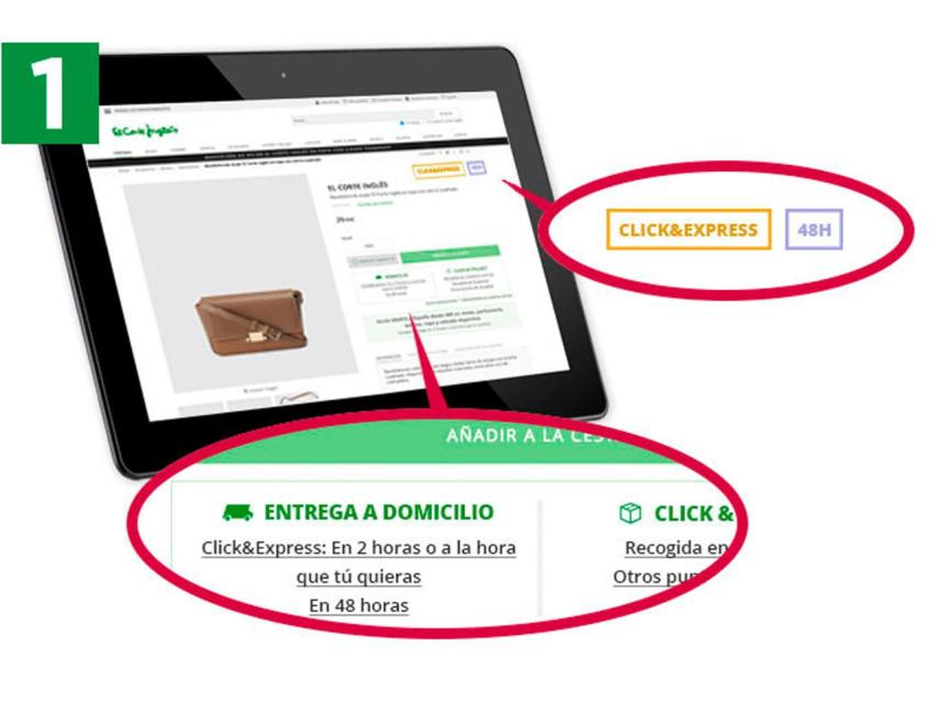 Ejemplo de compra en Click&Express