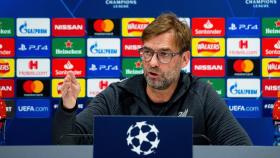 Klopp, durante la rueda de prensa