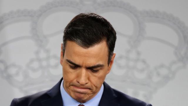 Pedro Sánchez, este martes en La Moncloa