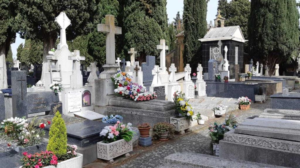 Una tumba en el cementerio de Haro, en La Rioja.